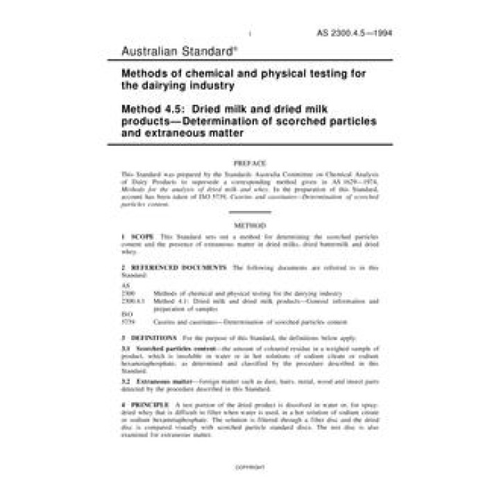 AS 2300.4.5 PDF