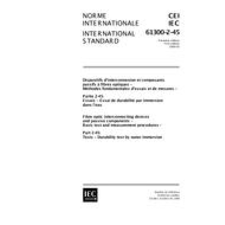 IEC 61300-2-45 Ed. 1.0 b PDF