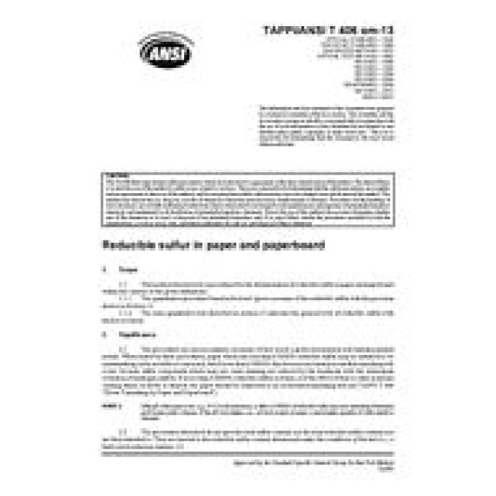 TAPPI T 406 PDF