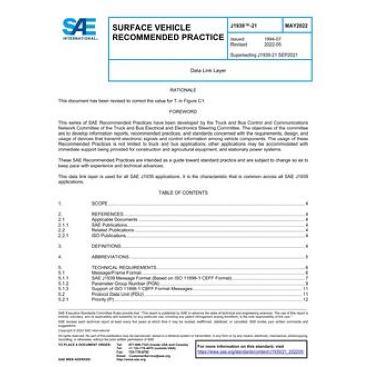 SAE J1939/21 PDF