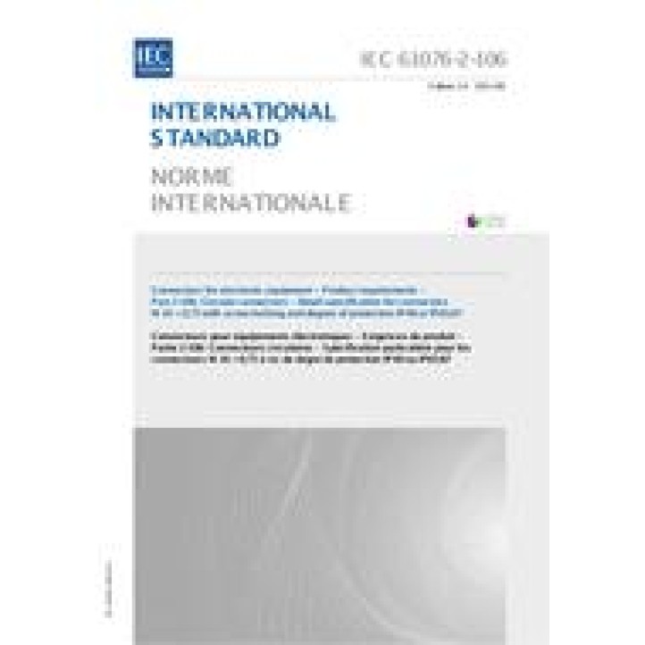 IEC 61076-2-106 Ed. 1.0 b PDF