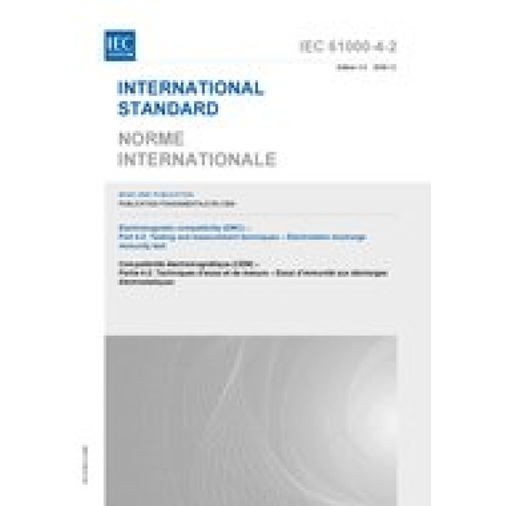 IEC 61000-4-2 Ed. 2.0 b PDF