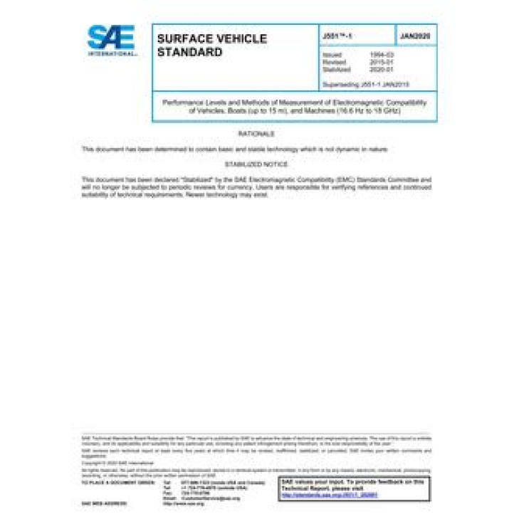 SAE J551/1 PDF