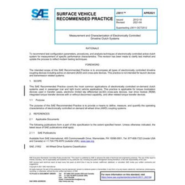 SAE J3011 PDF