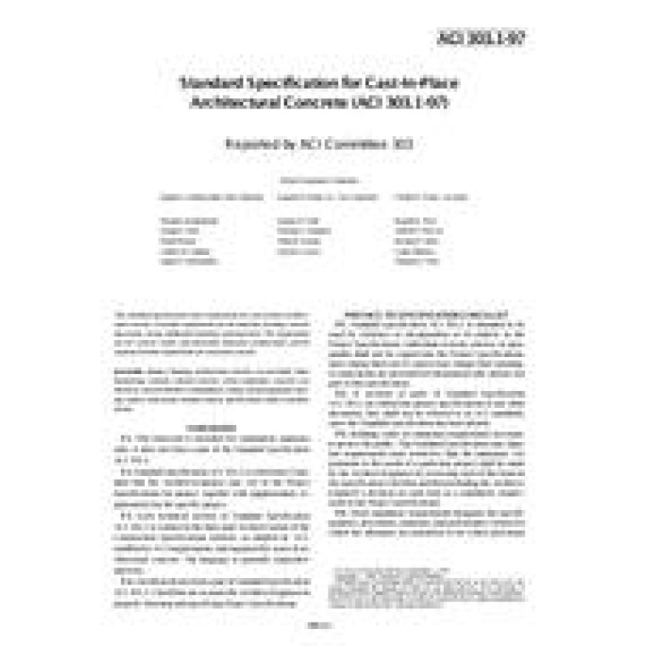 ACI 303.1R PDF