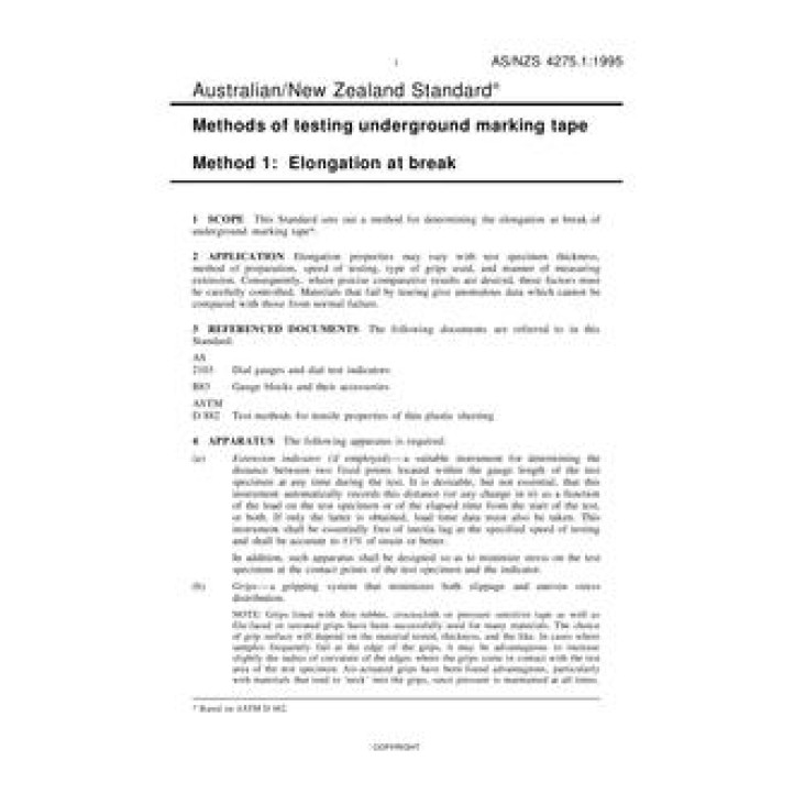 AS/NZS 4275.1 PDF