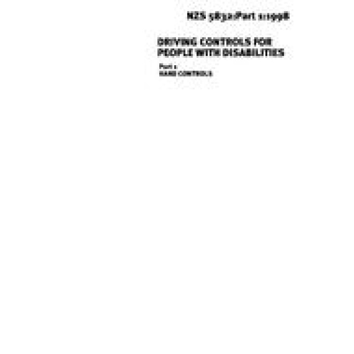 NZS 5832.1 PDF