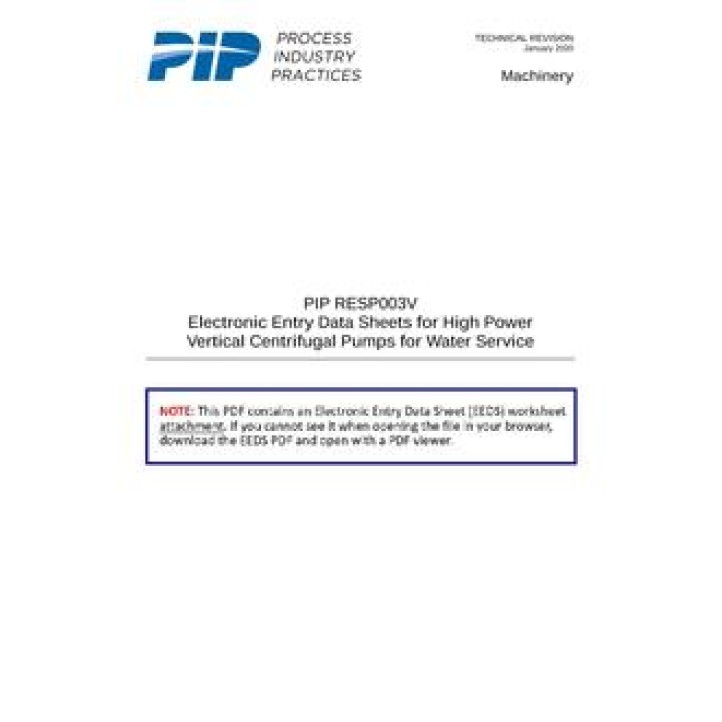 PIP RESP003V EEDS PDF