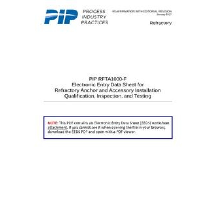 PIP RFTA1000-EEDS PDF