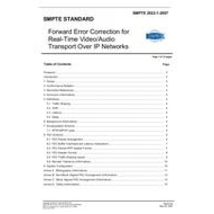 SMPTE 2022-1 PDF