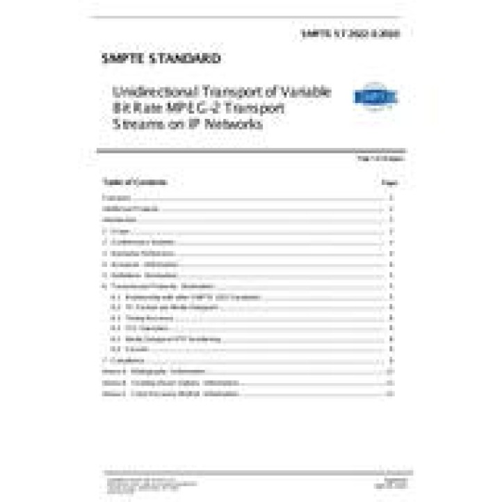 SMPTE 2022-3 PDF