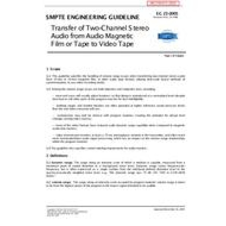 SMPTE EG 23 PDF