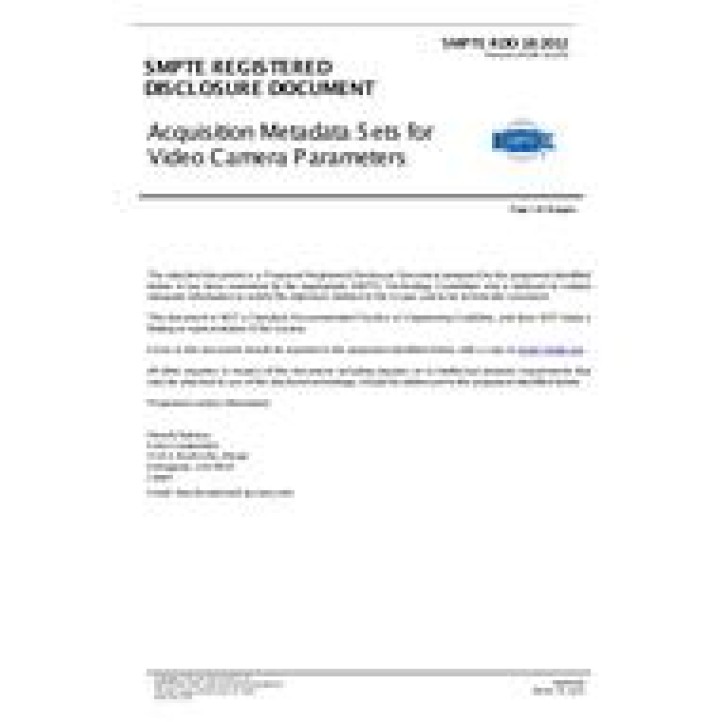 SMPTE RDD 18 PDF