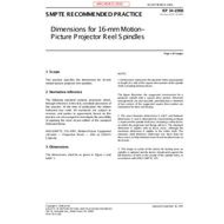 SMPTE RP 34 PDF