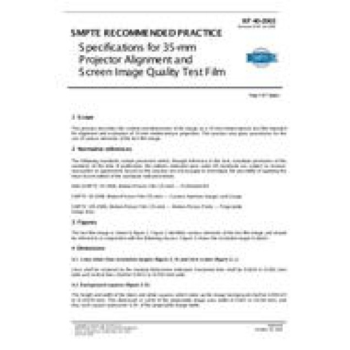 SMPTE RP 40 PDF