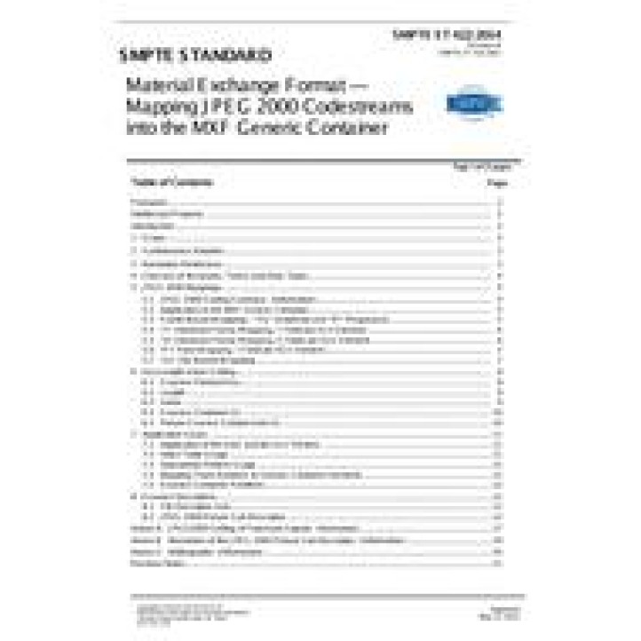 SMPTE ST 422 PDF