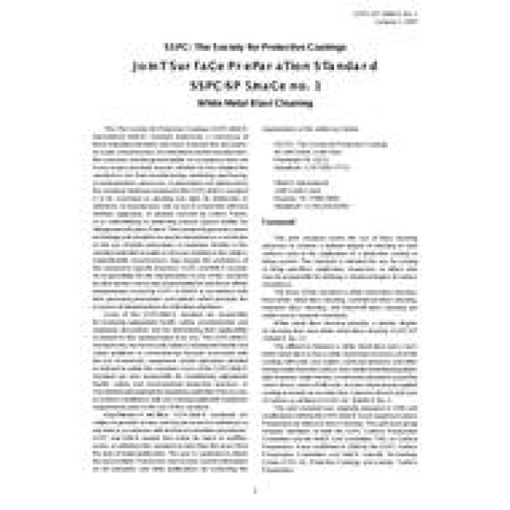 SSPC SP 5 / NACE No.1 PDF