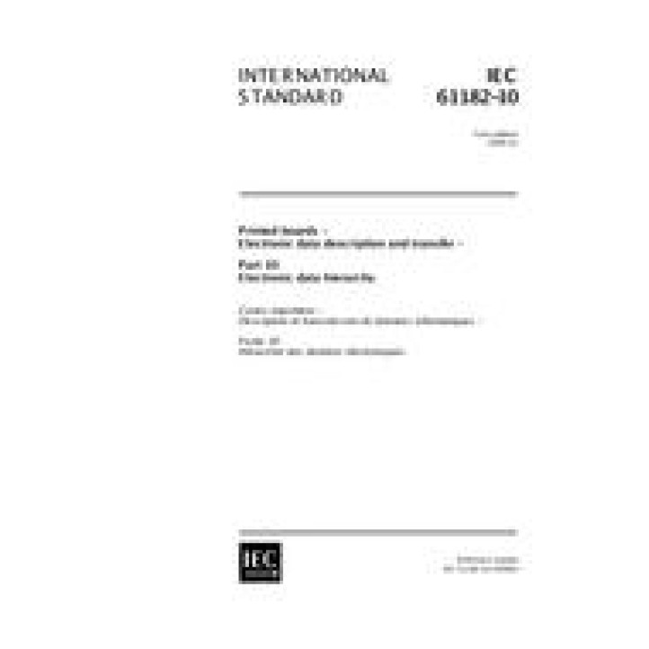 IEC 61182-10 Ed. 1.0 en PDF