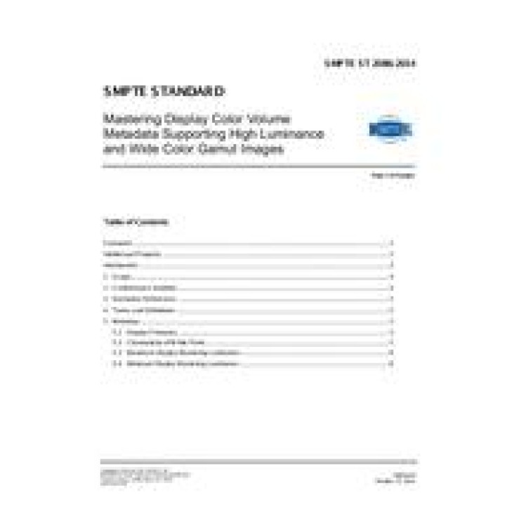 SMPTE ST 2086 PDF