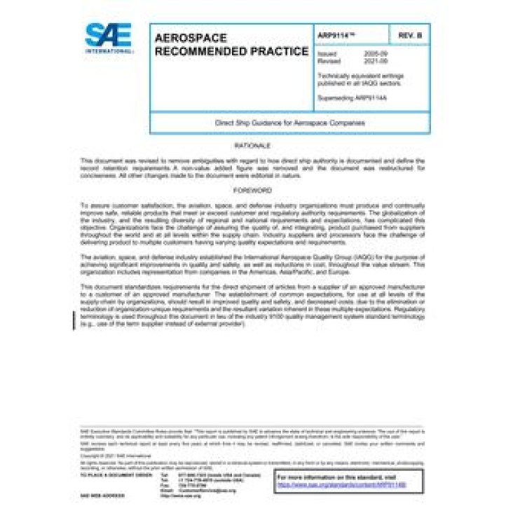 SAE ARP9114B PDF