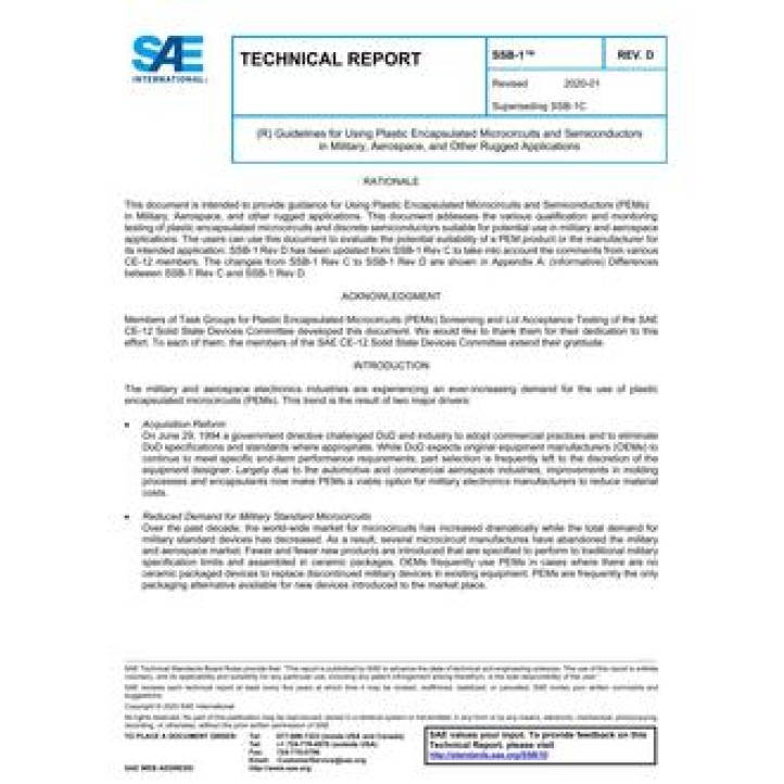 SAE SSB1D PDF