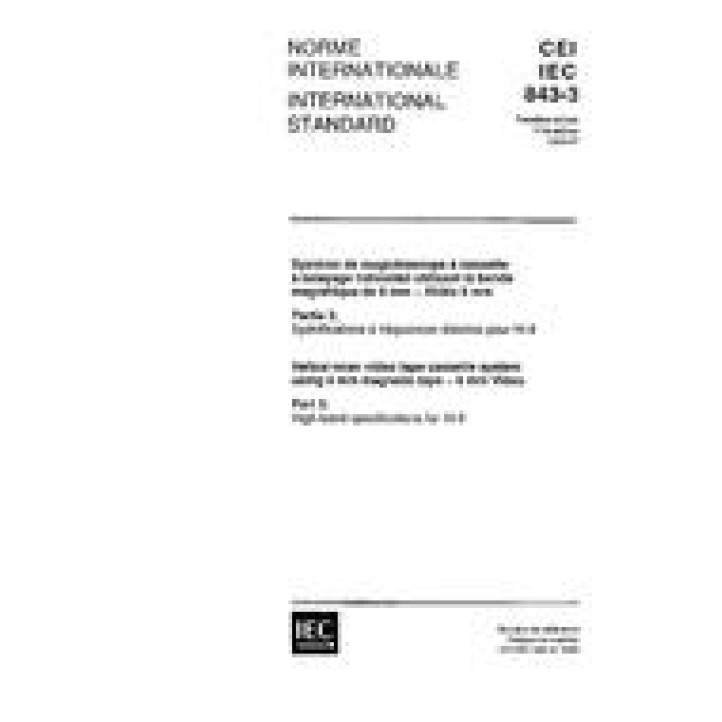 IEC 60843-3 Ed. 1.0 b PDF