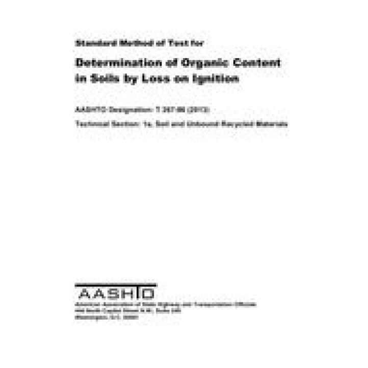 AASHTO T 267 PDF