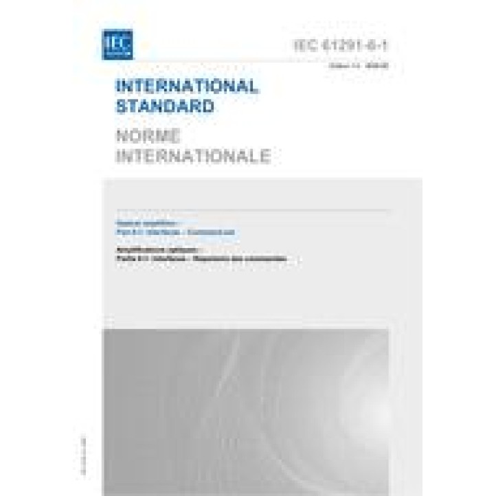 IEC 61291-6-1 Ed. 1.0 b PDF