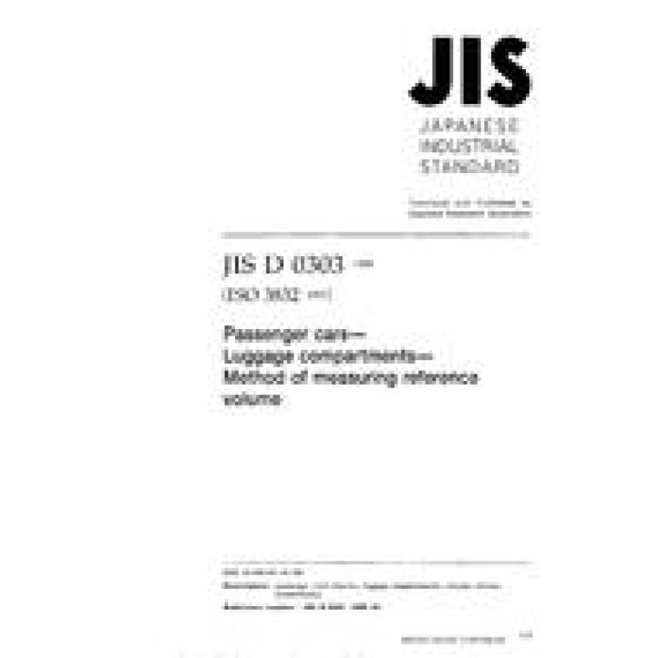 JIS D 0303 PDF