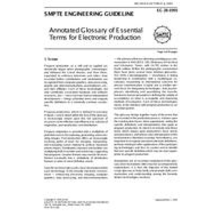 SMPTE EG 28 PDF