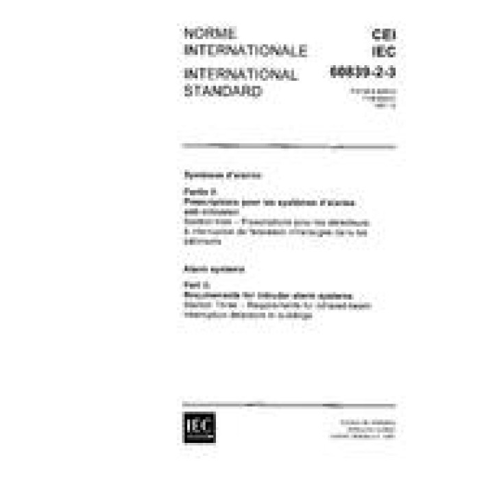 IEC 60839-2-3 Ed. 1.0 b PDF