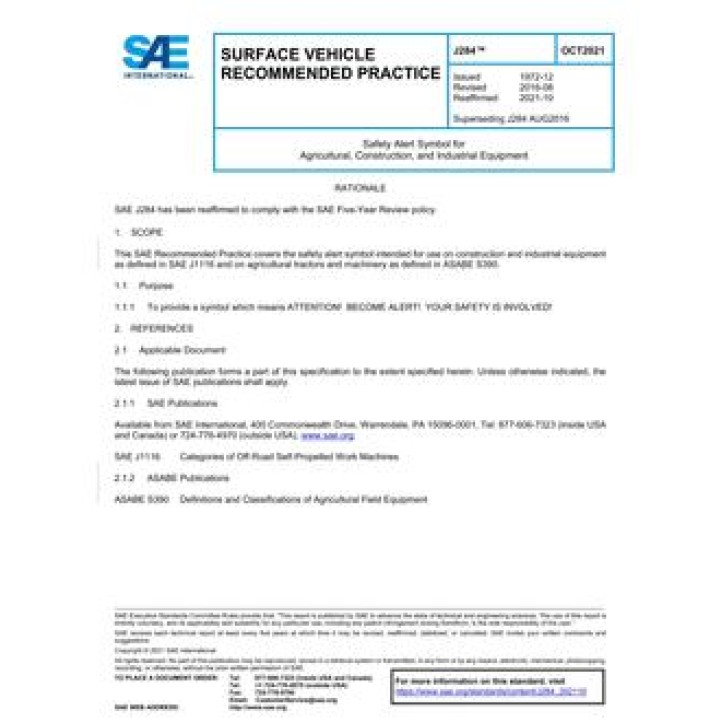 SAE J284 PDF