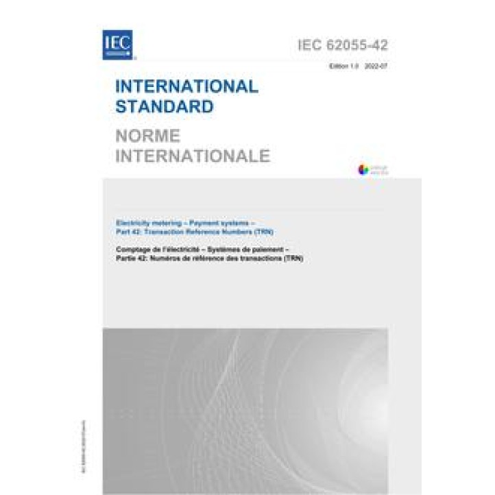 IEC 62055-42 Ed. 1.0 b PDF