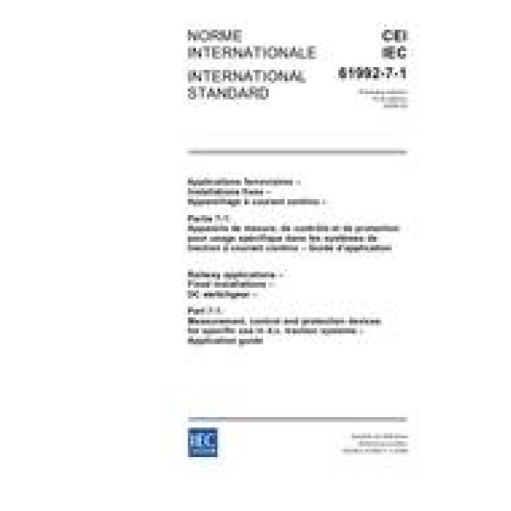 IEC 61992-7-1 Ed. 1.0 b PDF