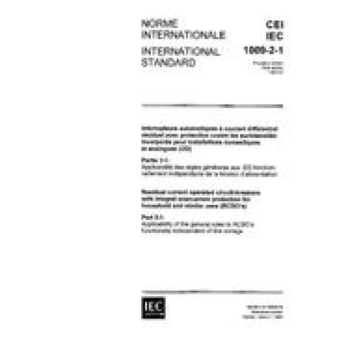 IEC 61009-2-1 Ed. 1.0 b PDF