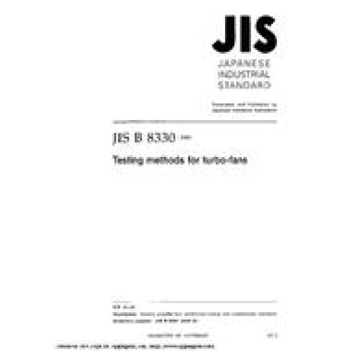 JIS B 8330 PDF