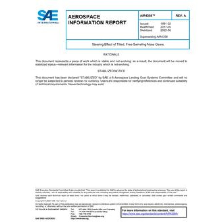 SAE AIR4358A PDF