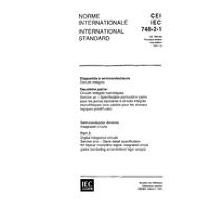 IEC 60748-2-1 Ed. 1.0 b PDF