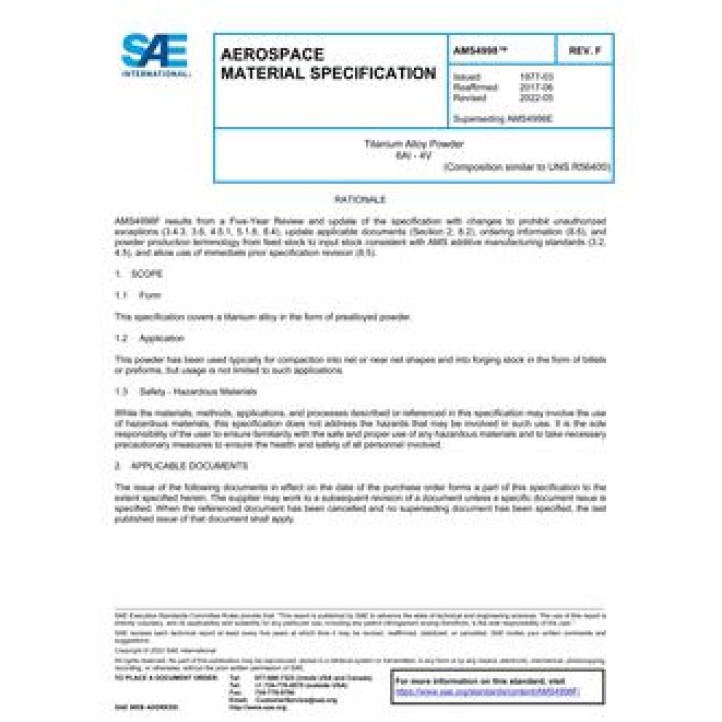 SAE AMS4998F PDF