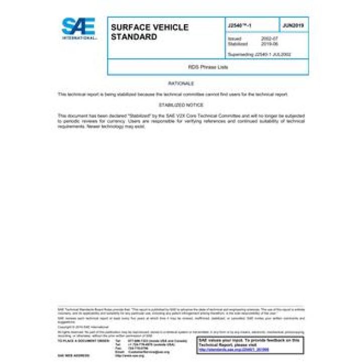 SAE J2540/1 PDF