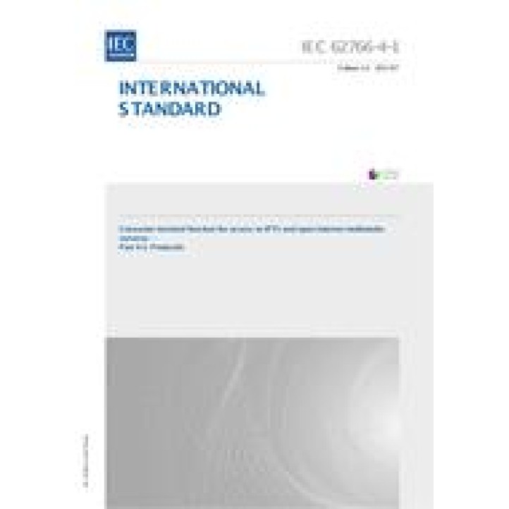 IEC 62766-4-1 Ed. 1.0 en PDF