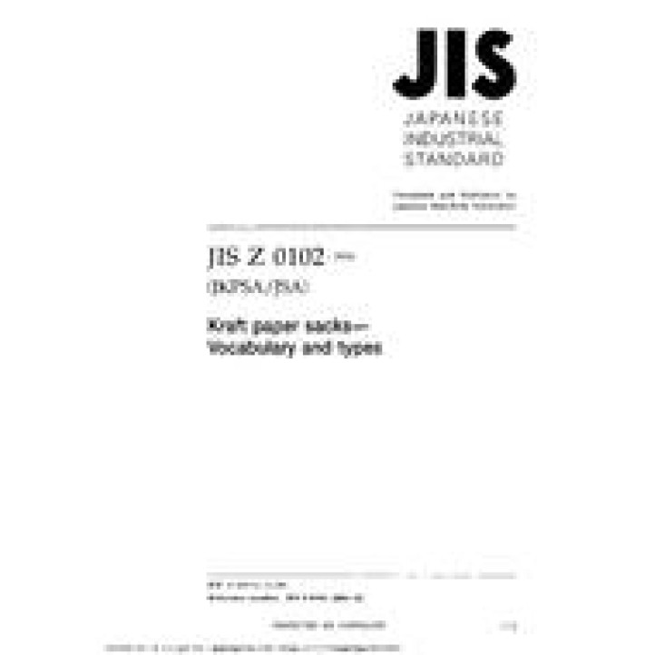 JIS Z 0102 PDF