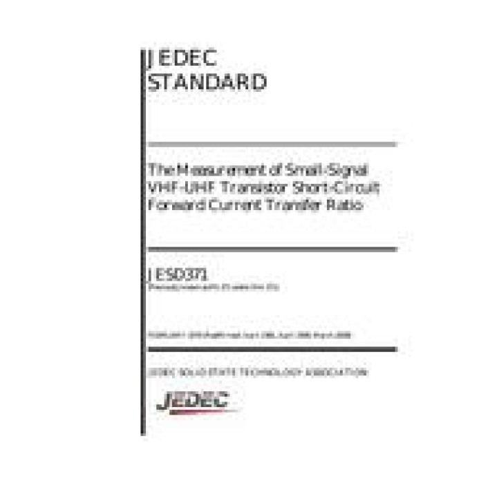 JEDEC JESD 371 (R2009) PDF