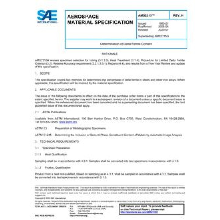 SAE AMS2315H PDF