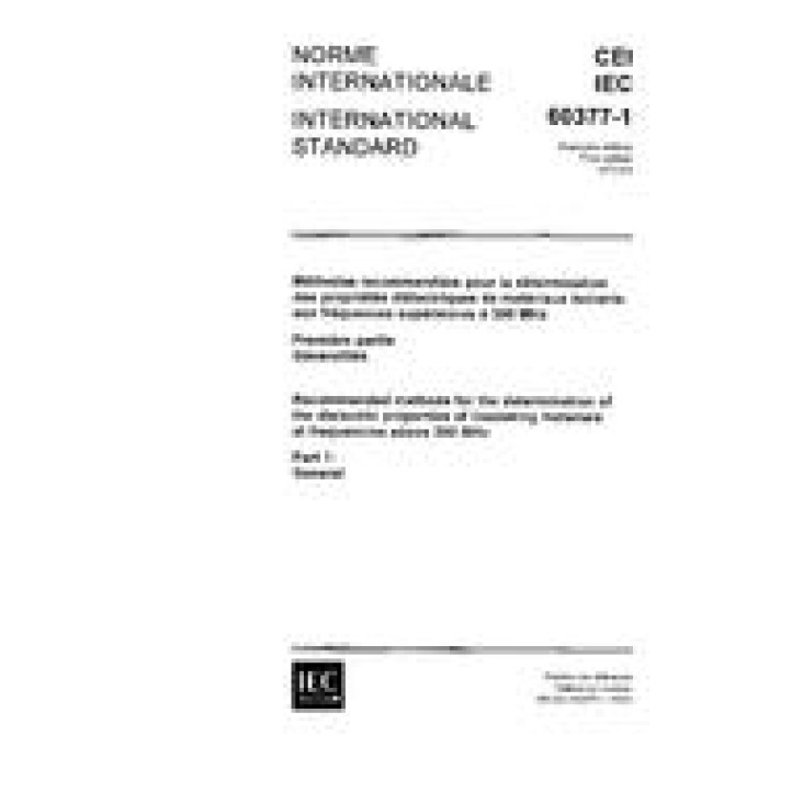 IEC 60377-1 Ed. 1.0 b PDF