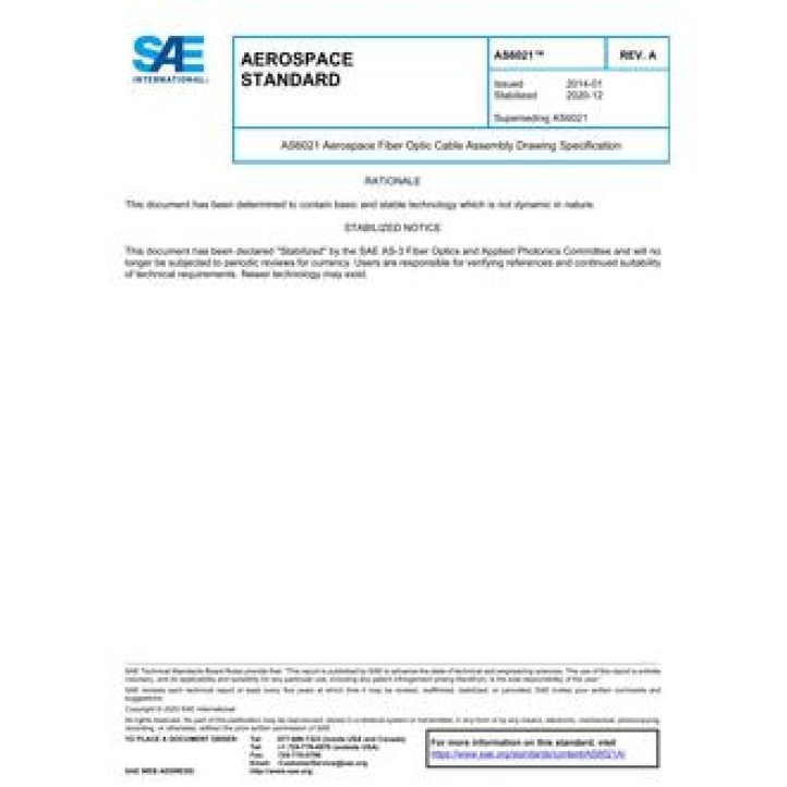 SAE AS6021A PDF