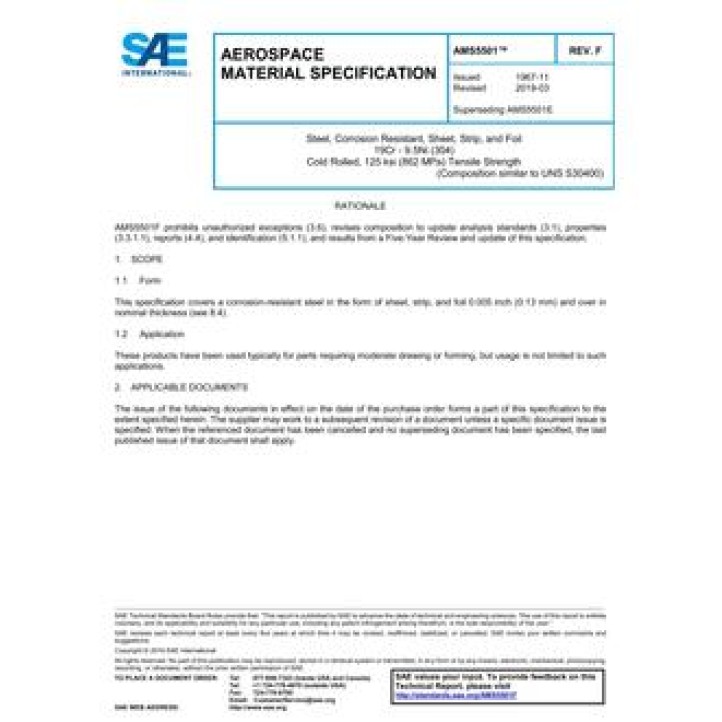 SAE AMS5501F PDF