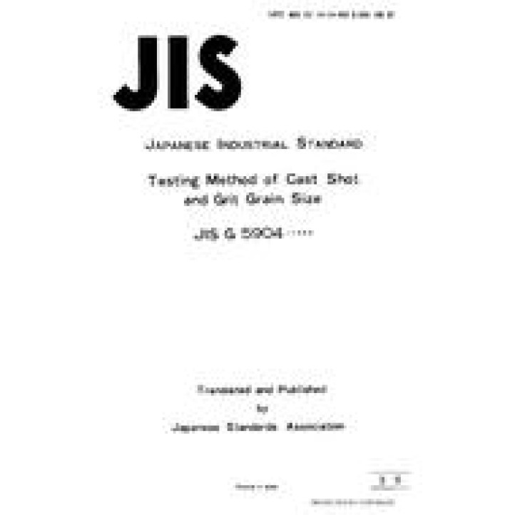 JIS G 5904 PDF