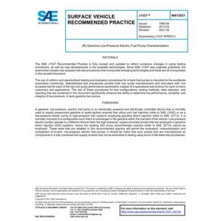 SAE J1537 PDF