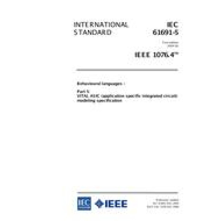 IEC 61691-5 Ed. 1.0 en PDF